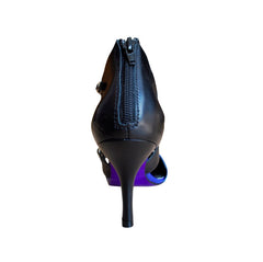 Fitting/ display Sample - Black and blue "2 parts" pumps, size 37.5