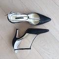 Winter Limited - Black & Glitters T-strap pumps, size 38-strass, 37-shinny (Grade A)