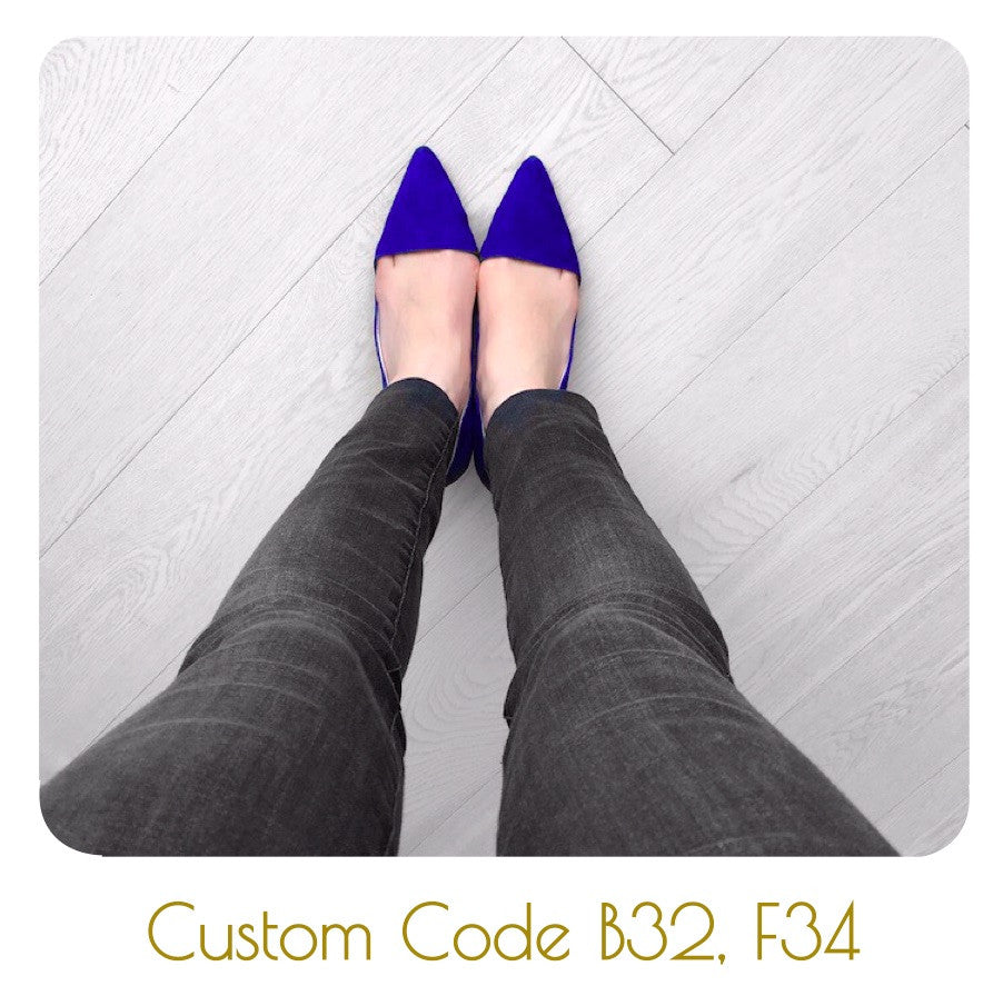 Limited collection - Blue pointy Pumps, size 39 (New)